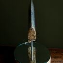 a tropical fish made of stone