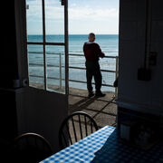 Watching the sea, Worthing