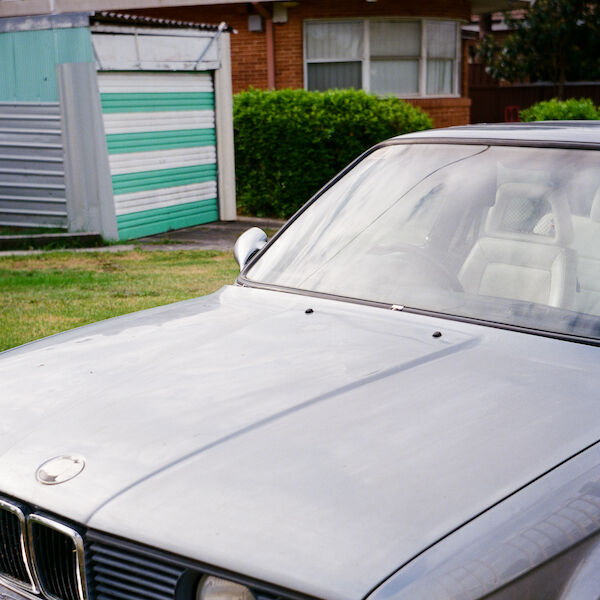 Front lawn & BMW, Guildford, NSW