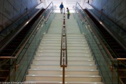 Escalator Al Ghubaiba Station Dubai Metro Project