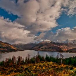 A view of the Five Sisters Scotland