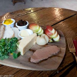 Ploughmans lunch at the Red Lion Chalton Hampshire