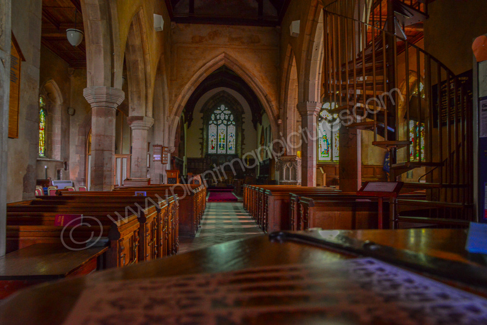 Inside the Church of St Peters