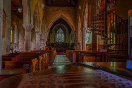 Inside the Church of St Peters