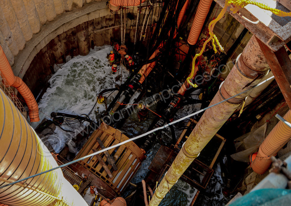 Shaft For Tunnelling