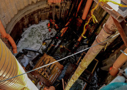 Shaft For Tunnelling