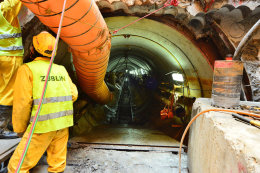 Entrance to the tunnel