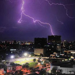 Lighting over Bangkok