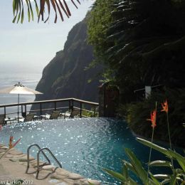 The pool at the Dashine Restaurant