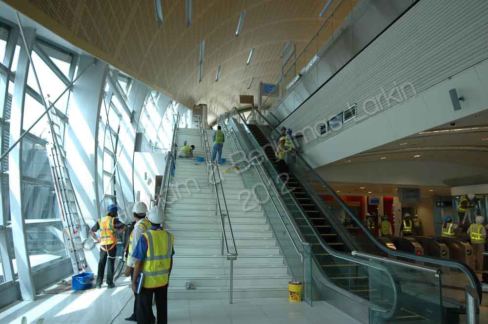 Stairways to the Train Platform
