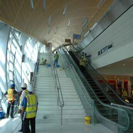 Stairways to the Train Platform