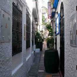 Alley of Bars in the Old Town Marbella