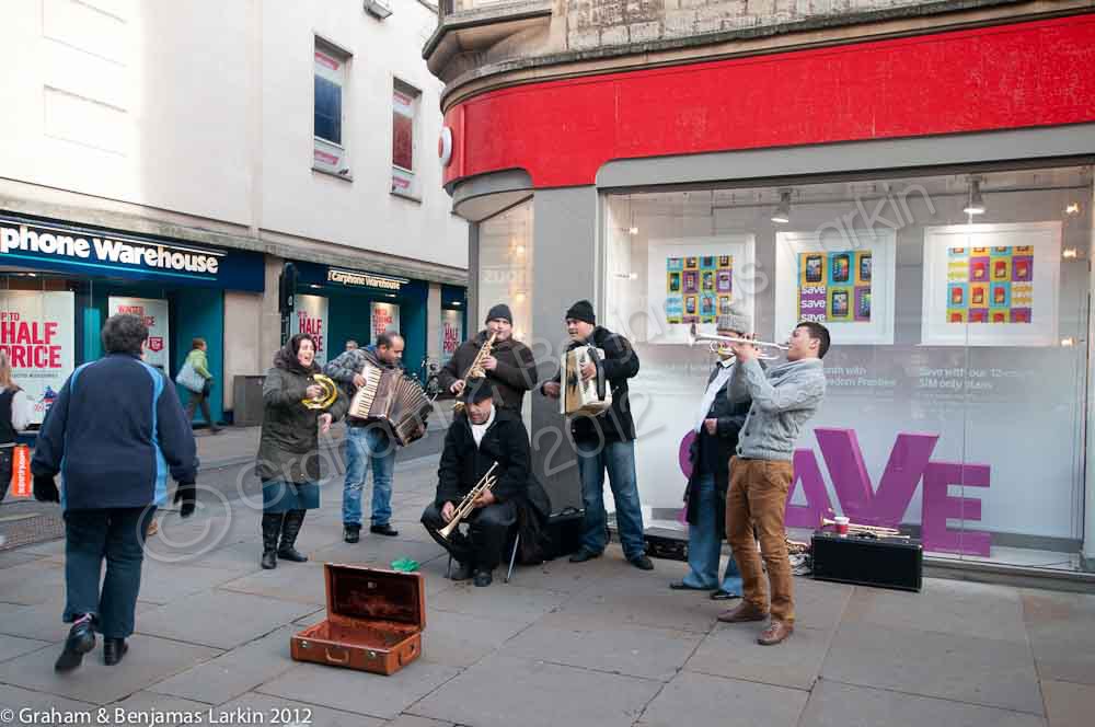 Street Band In Oxford