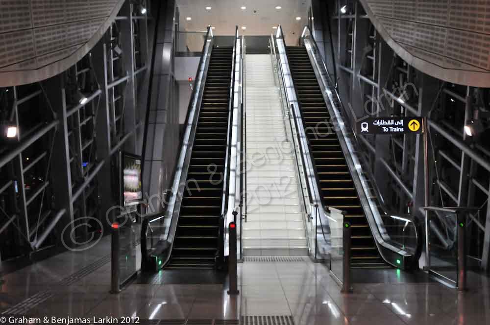 Entrance and Escalator Financial Station entry pod