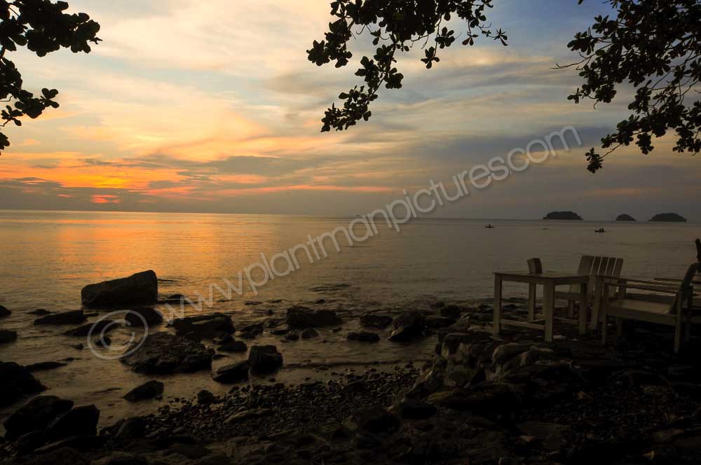 Sunset at the Lonely Beach