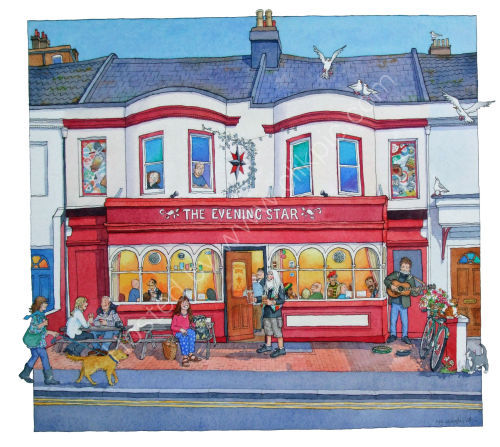 A jingle jangle lunchtime at the Evening Star, Brighton