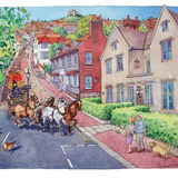 Keere Street Dash The Prince Regent drives his coach and four down Keere Street, Lewes