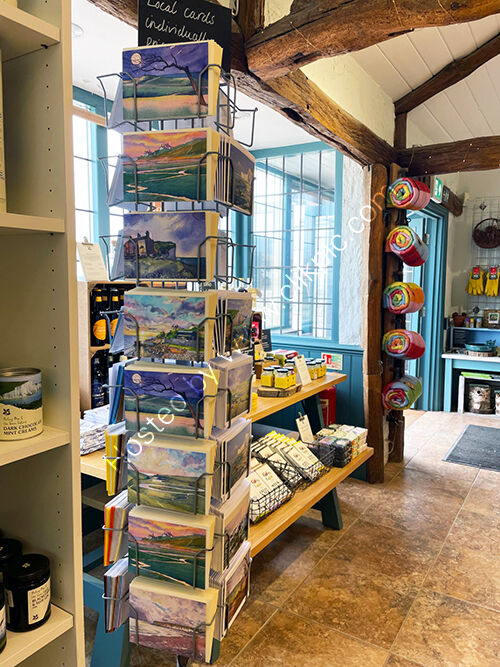 A selection of Sussex Watercolour Cards at Birling Gap NT