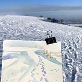 January Snow Sketch A sketch in the snow