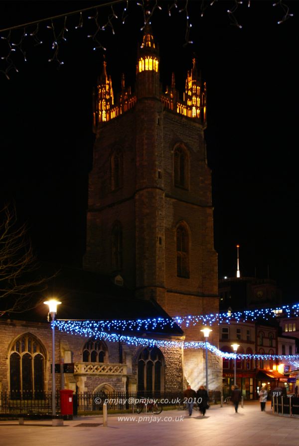 St John's Church, New Years Eve, Cardiff
