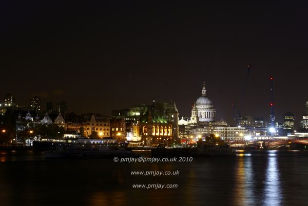 St. Paul's Cathedral at night