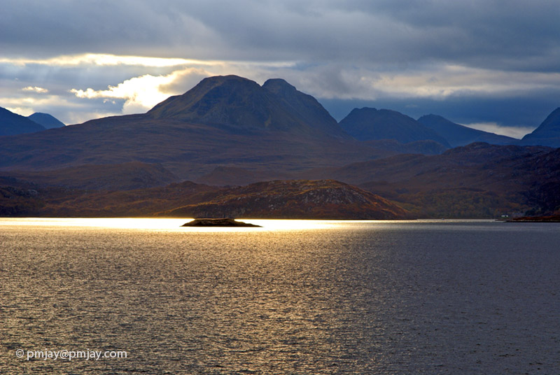 Dawn light over Loch Gairloch