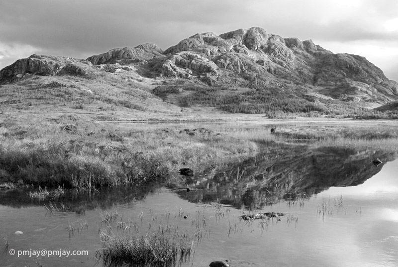 Meall Lochan a' Chleirich reflection