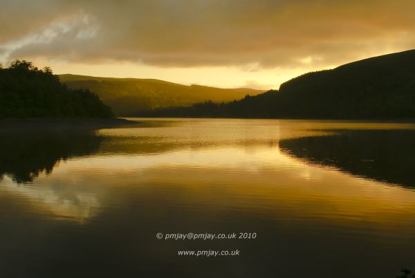 Dawn over Pontsticill Reservoir