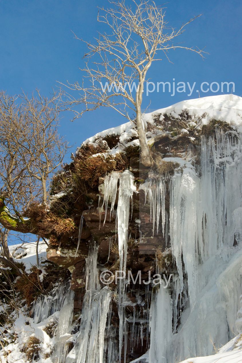 Icicles at Pont Ar Daf