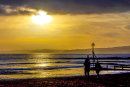 Sunset Exmouth by Denzil Tancock