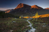 First Light Hits Buachaille Etive Mor