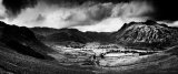 Langdale Pikes B&W