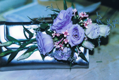 Ladies bag corsage
