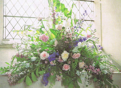 Church window display