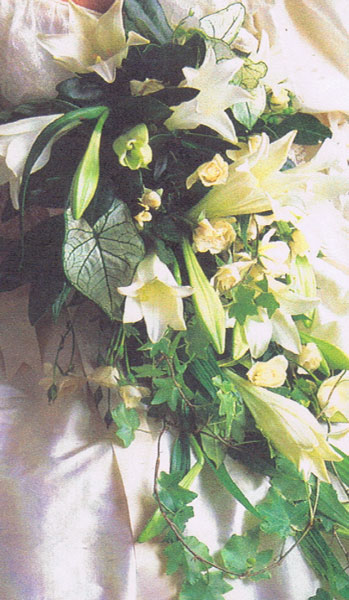 Bride's shower bouquet