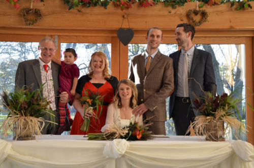 Rustic-style wedding