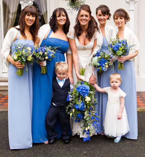 Georgina and bridesmaids