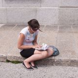 Checking the guidebook