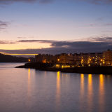 Waterfront  at twilight
