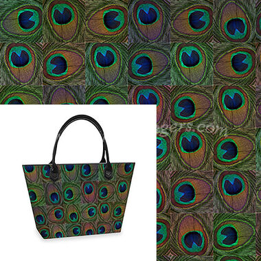Peacock Colourful Tote