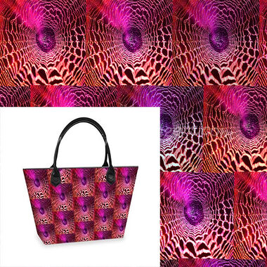 Red Web multi Tote bag