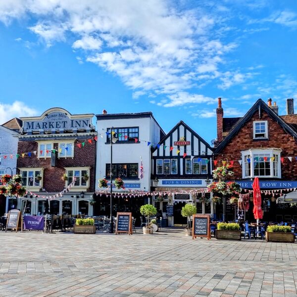 Market Inn Salisbury market square, Wiltshire