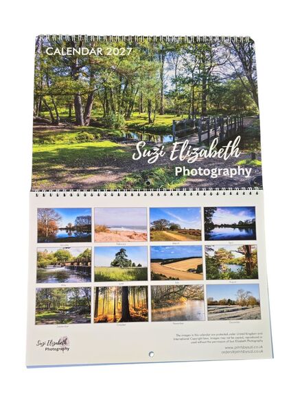 2027 wall calendar featuring Landscapes