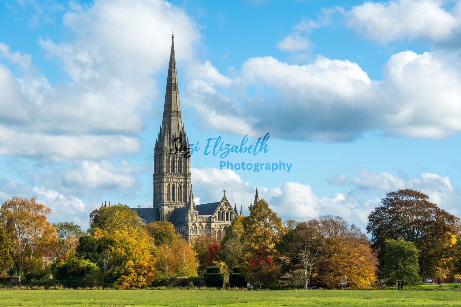 Salisbury Cathedral in Autumn