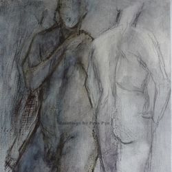 Life Paintings - Male