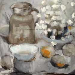 Still Life with Jug and Citrus - SOLD