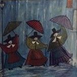 Welsh Ladies Singing in the Rain