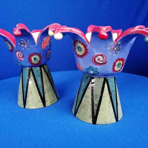 12-Jester Candle Holder - £25 each - 1 left