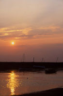 Sunset at Burnham Overy Staithe