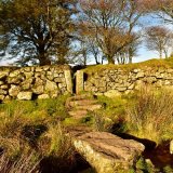 Bridge and leat at Fourwinds, NOVEMBER 2017